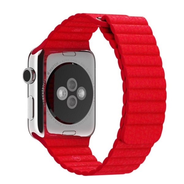 Leather Magnet Red