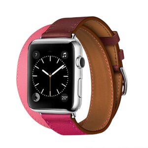 Double tour band, Bordeaux, Apple Watch