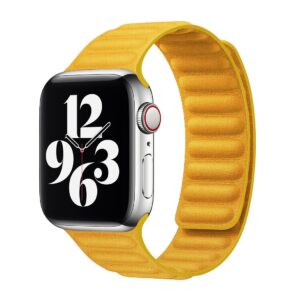 Apple Magnetic Link из FineWoven Yellow