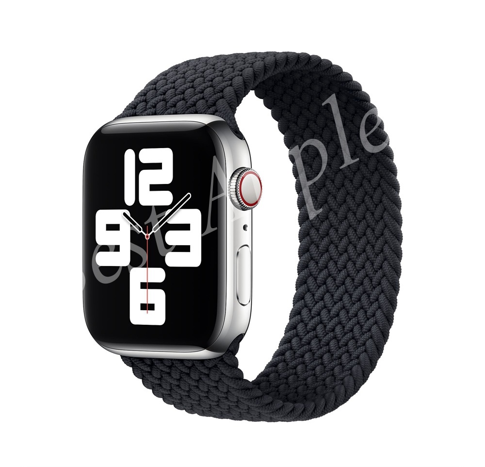 Apple Braided Solo Loop Charcoal Apple Braided Solo Loop Charcoal