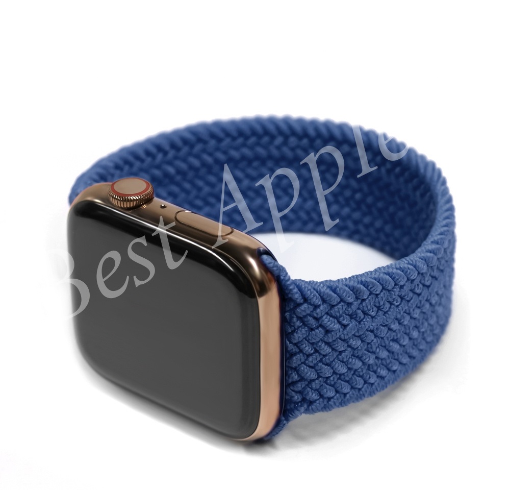 Apple Braided Solo Loop Atlantic Blue Apple Braided Solo Loop Atlantic Blue