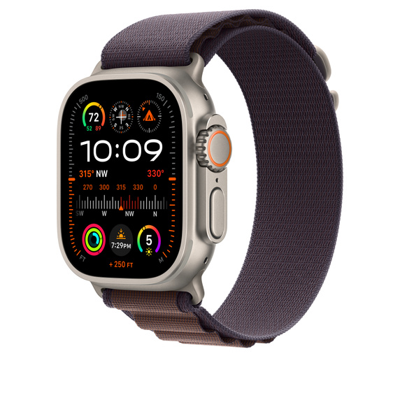 Alpine loop for Apple Watch Ultra 49mm Indigo Link Stainless Steel Bracelet 42/44/45/49mm Indigo