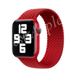 Apple Braided Solo Loop Red