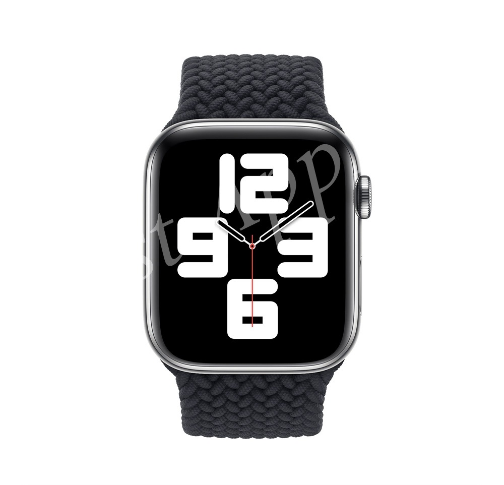 Apple Braided Solo Loop Charcoal Apple Braided Solo Loop Charcoal