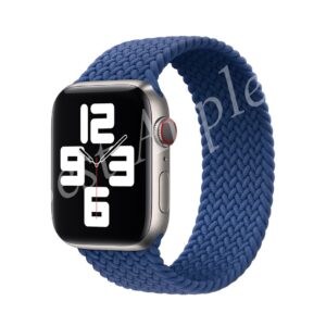 Apple Braided Solo Loop Atlantic Blue