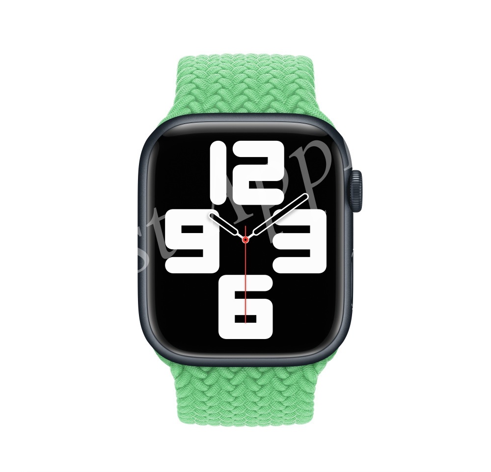 Apple Braided Solo Loop Bright Green Apple Braided Solo Loop Bright Green