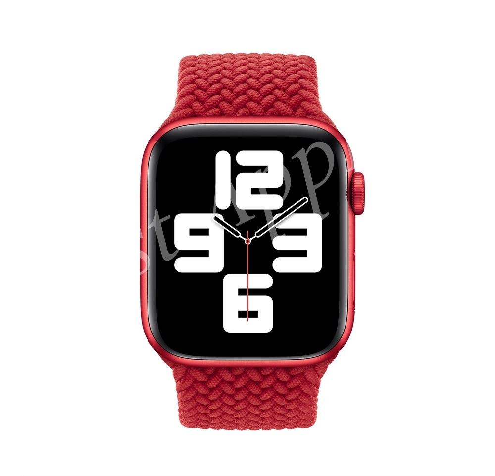 Apple Braided Solo Loop Red Apple Braided Solo Loop Red
