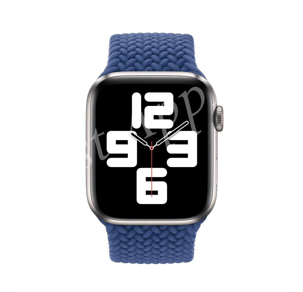 Apple Braided Solo Loop Atlantic Blue Apple Braided Solo Loop Atlantic Blue