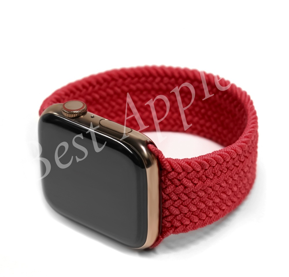 Apple Braided Solo Loop Red Apple Braided Solo Loop Red