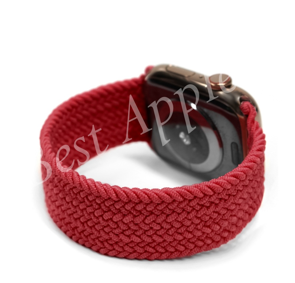 Apple Braided Solo Loop Red Apple Braided Solo Loop Red
