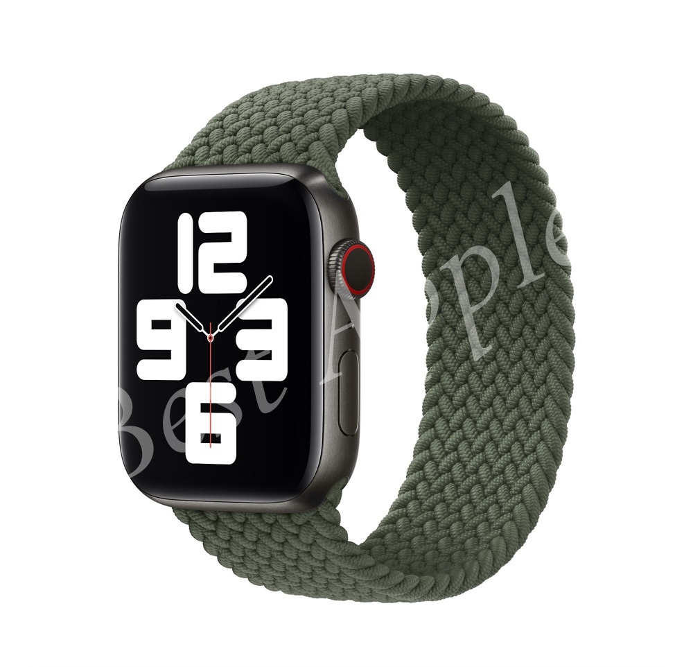 Apple Braided Solo Loop Inverness Green Apple Braided Solo Loop Inverness Green