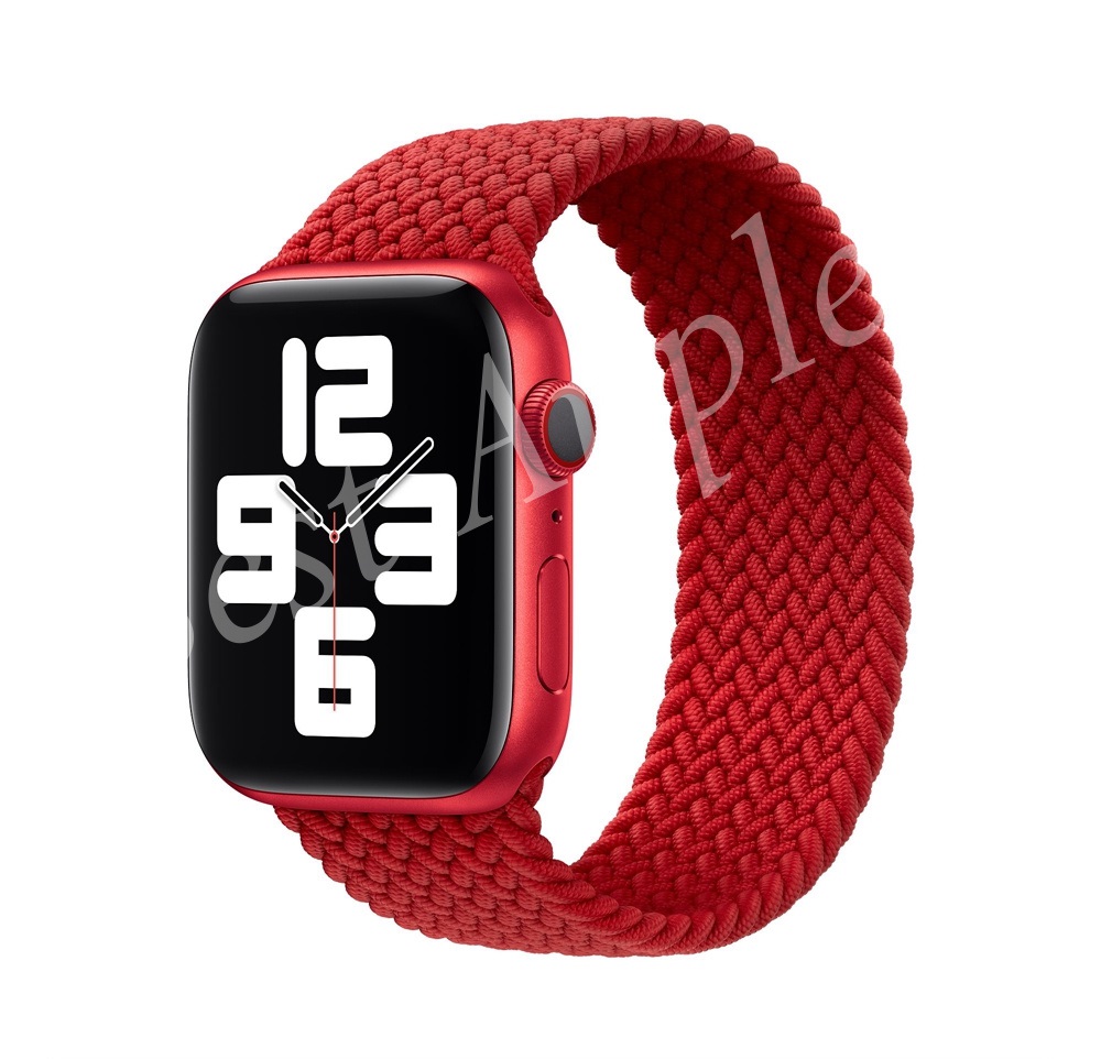 Apple Braided Solo Loop Red Apple Braided Solo Loop Red